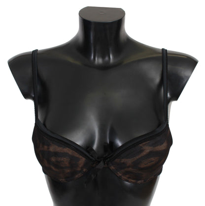 Sujetador push-up con estampado de leopardo Sultry de Roberto Cavalli