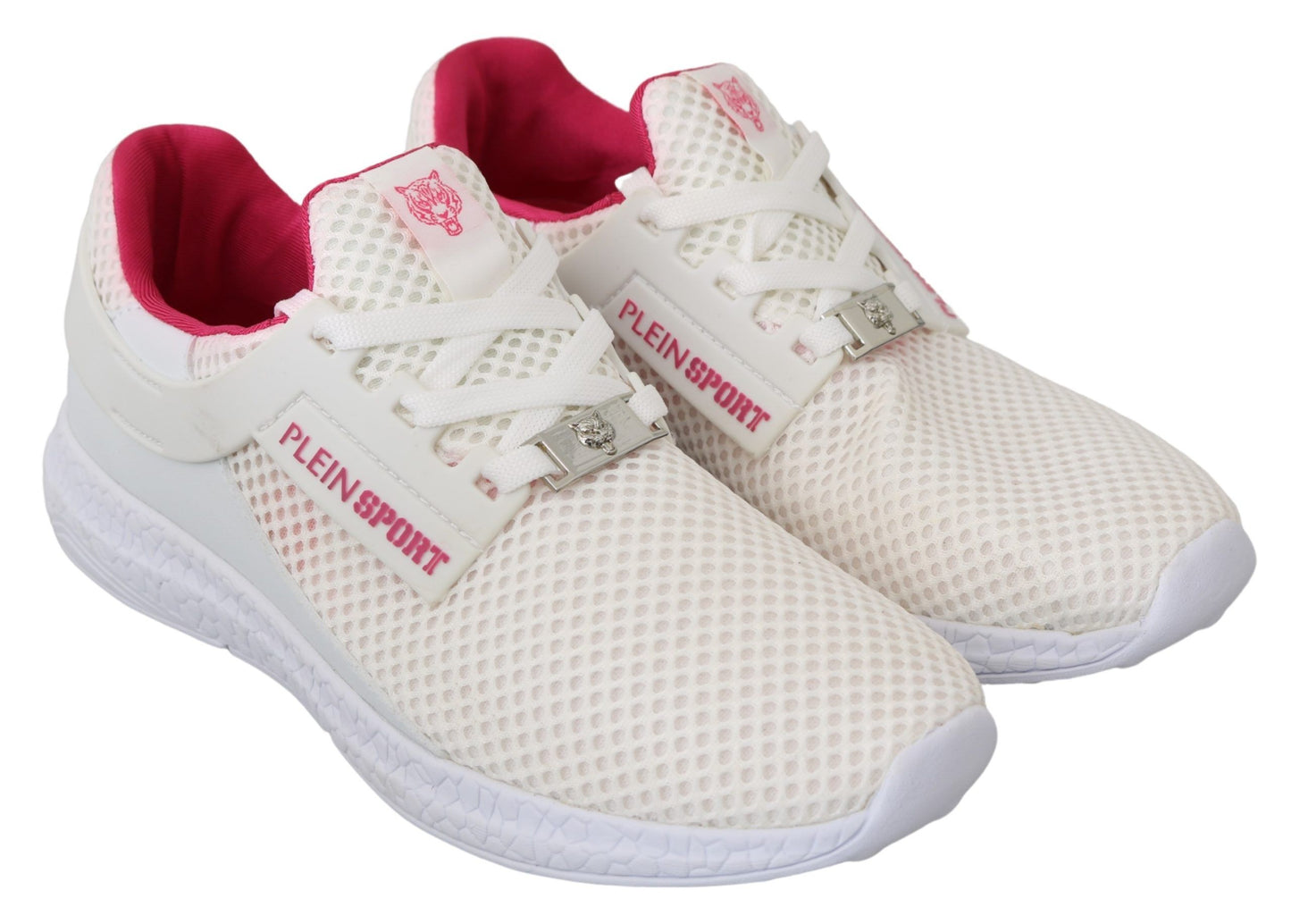 Philipp Plein Chic Vita Becky Sneakers med rosa accenter