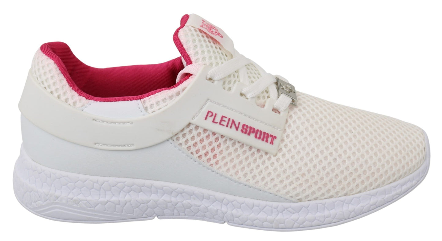 Philipp Plein Chic Vita Becky Sneakers med rosa accenter