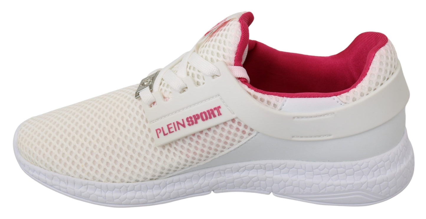 Philipp Plein Chic Vita Becky Sneakers med rosa accenter