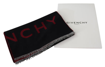 Bufanda elegante unisex de mezcla de lana y seda de Givenchy