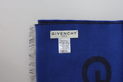 Givenchy Elegant unisex-sjal i ullsilkeblandning