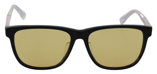 Diesel Chic Black Acetate solglasögon med gula linser