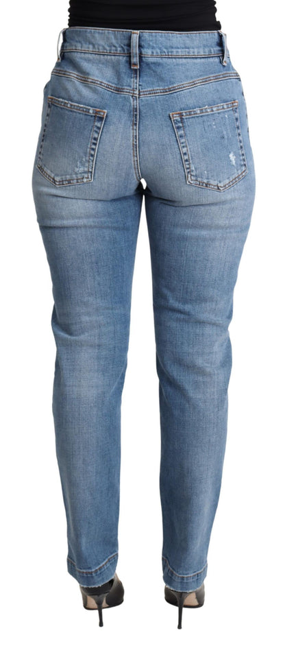 Dolce &amp; Gabbana Chic Skinny Jeans med hög midja