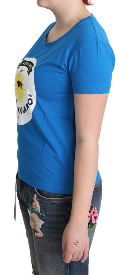 Moschino Sunny Milano Chic T-shirt med rund hals