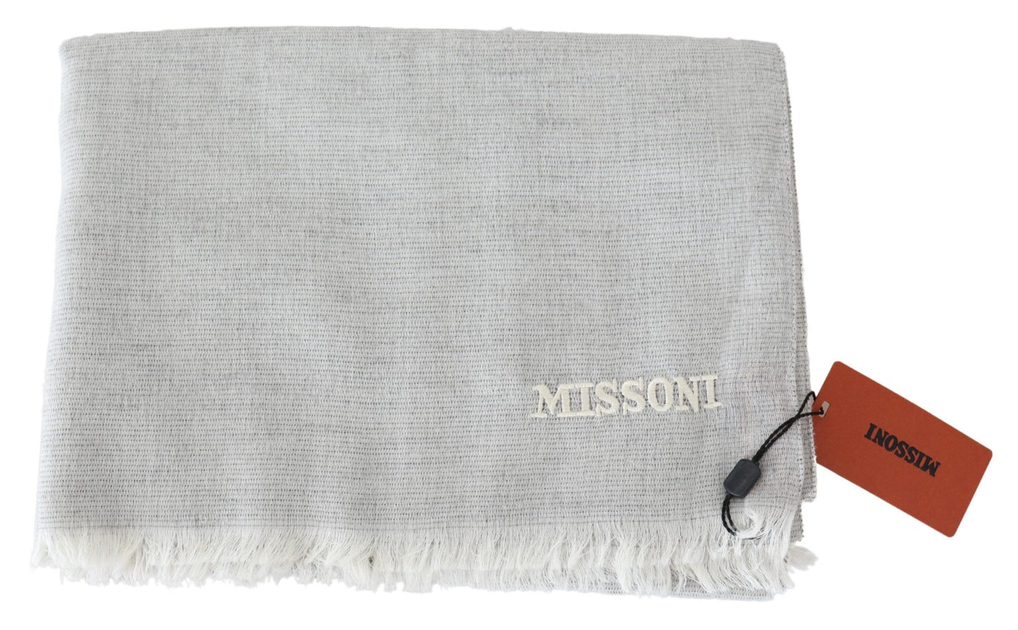 Missoni Elegant ullscarf med signaturbroderi