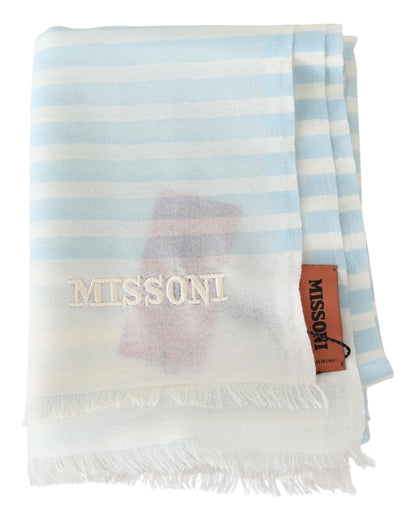 Missoni Elegant Cashmere Scarf med linjär design