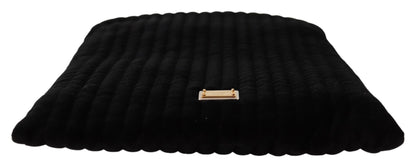 Dolce & Gabbana Elegant Velvet Quilted Glasses Holder Bag