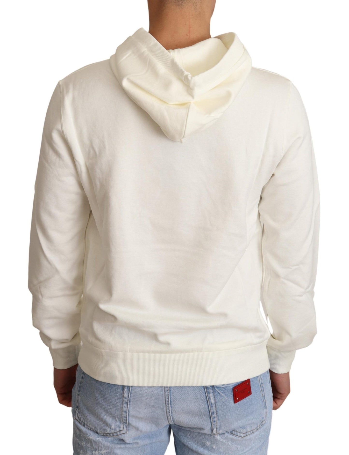 Dolce &amp; Gabbana Regal King Motiv Hood Pullover Tröja