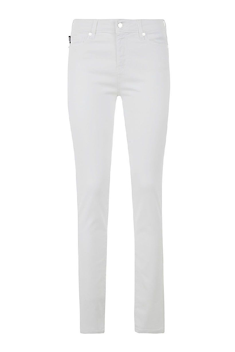 Love Moschino White Cotton Dam Jeans