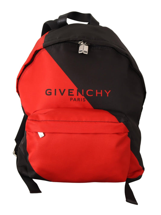 Mochila urbana elegante de Givenchy en negro y rojo