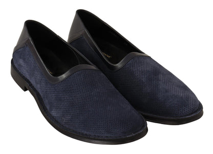 Dolce &amp; Gabbana Elegant Perforated Leather Loafers