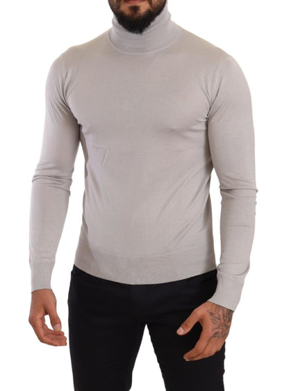 Dolce &amp; Gabbana elegant kashmir-silkeblandning turtleneck