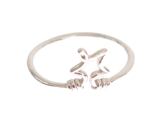 Nialaya Chic Silver Statement Ring