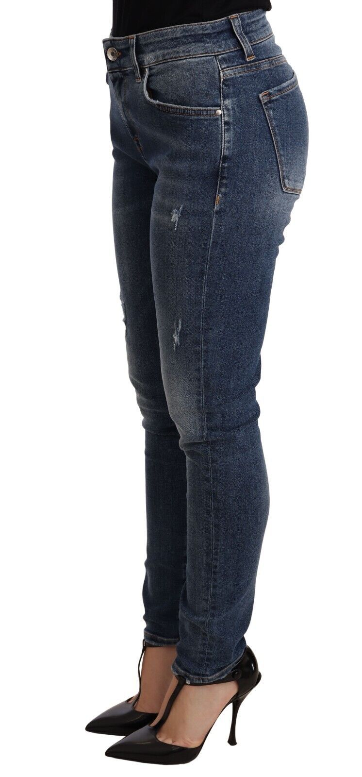 Dolce &amp; Gabbana Elegant Slim-Fit Distressed Skinny Jeans