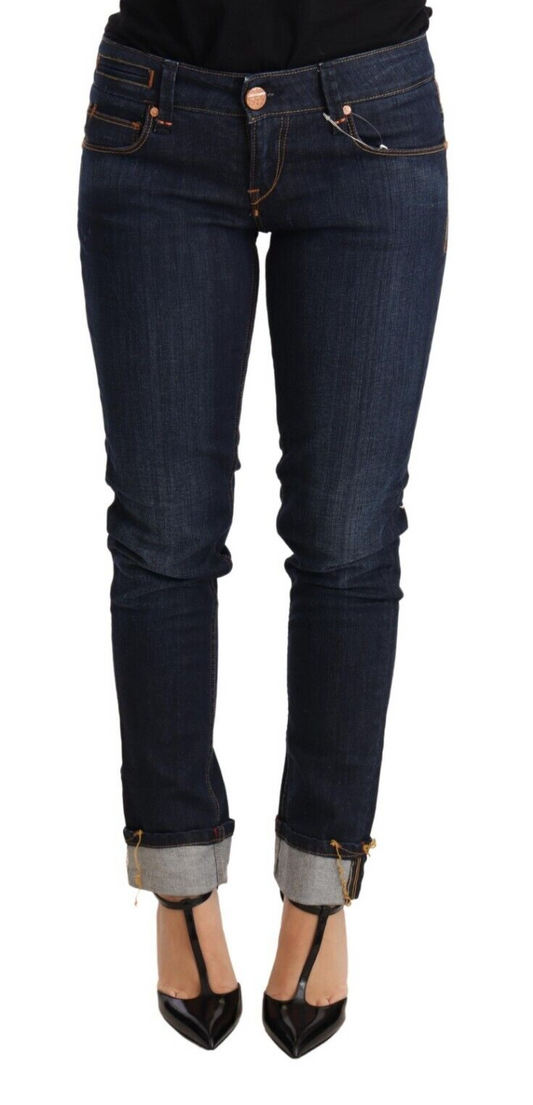 Acht Chic Skinny Denim med låg midja