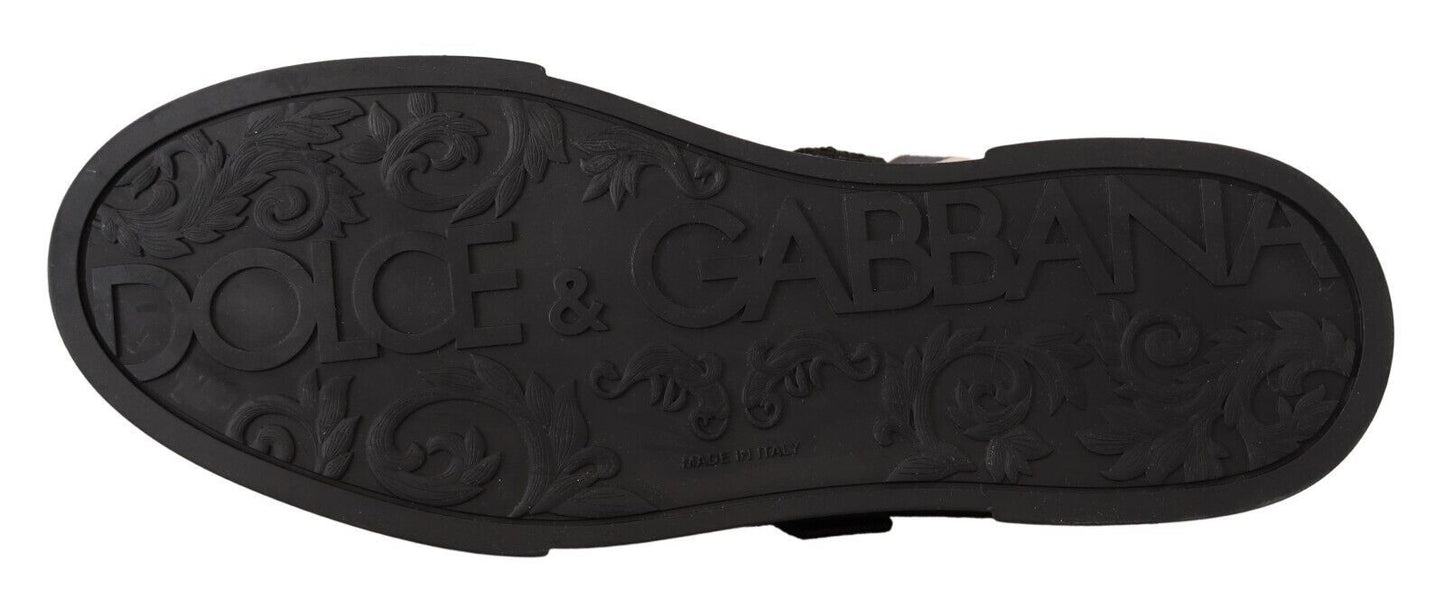 Zapatillas de deporte bajas de ante con cebra de Dolce &amp; Gabbana