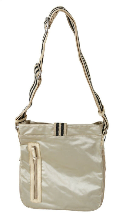 Bolso de mano elegante de tela beige WAYFARER