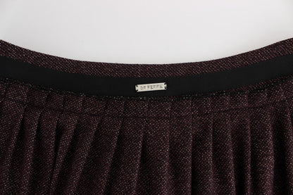 Minifalda elegante morada de GF Ferre para veladas elegantes