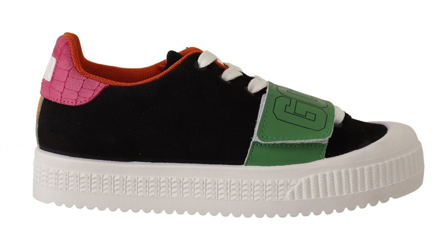 Zapatillas deportivas bajas con cordones y estilo multicolor de GCDS