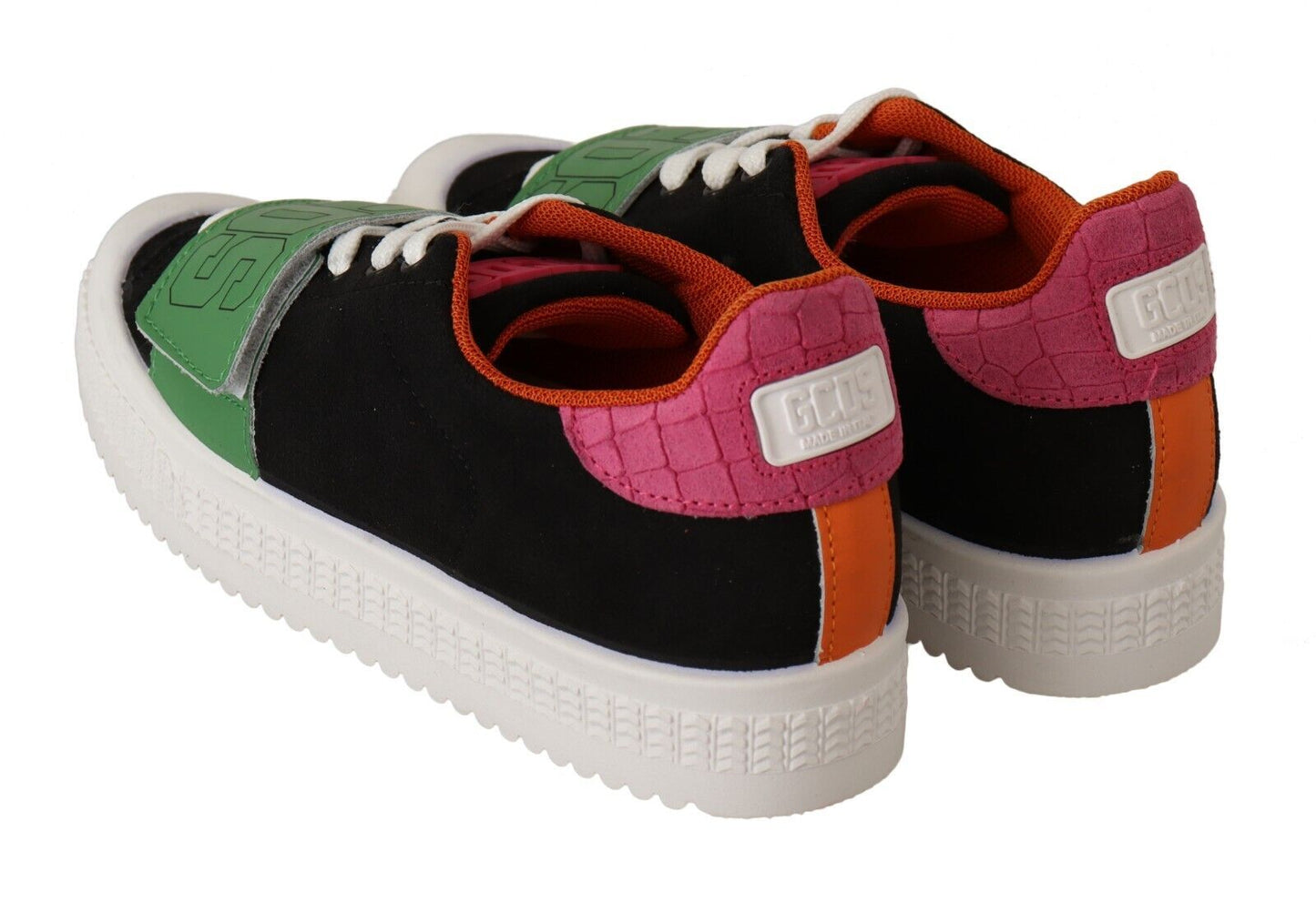 Zapatillas deportivas bajas con cordones y estilo multicolor de GCDS