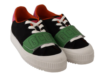 Zapatillas deportivas bajas con cordones y estilo multicolor de GCDS