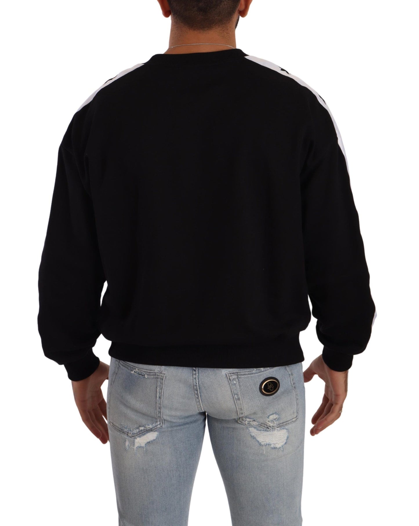 Dolce &amp; Gabbana Elegant Crown 1984 Crewneck-tröja