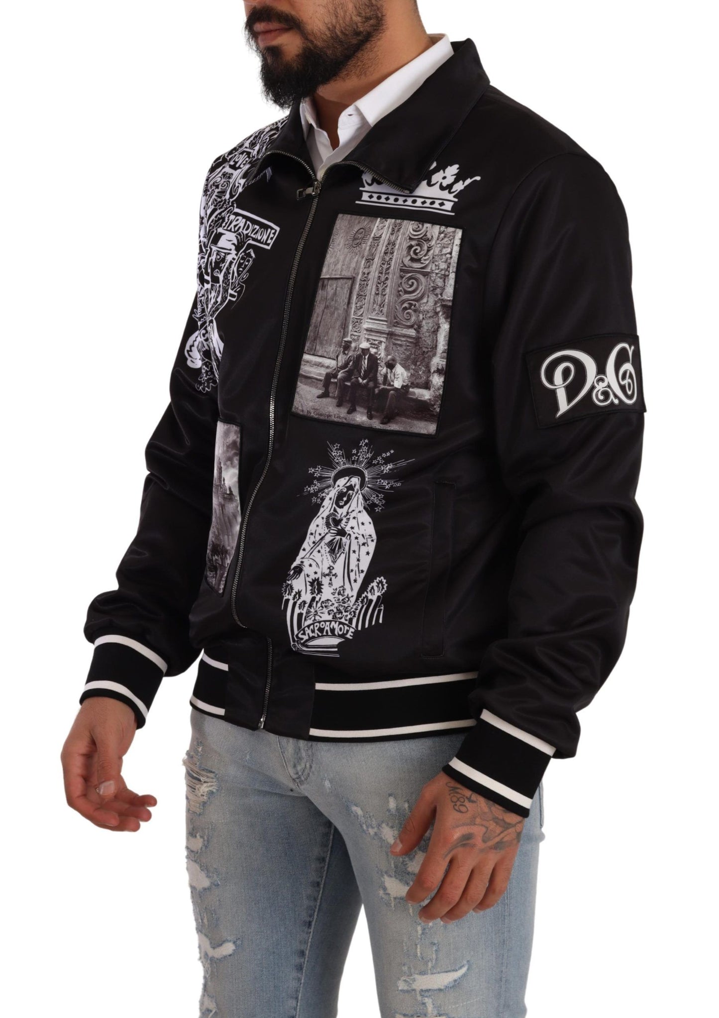 Dolce &amp; Gabbana Fantastisk Superstizione Zip Sweater