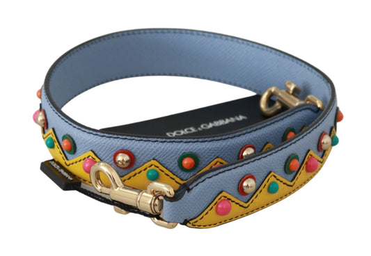 Dolce & Gabbana Multicolor Leather Shoulder Strap Accessory