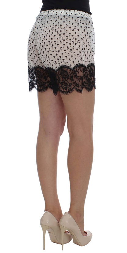 Dolce &amp; Gabbana Elegant Sleep-Shorts i sidenspets