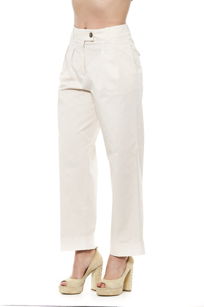 Peserico Pantalón Palazzo Ancho Beige