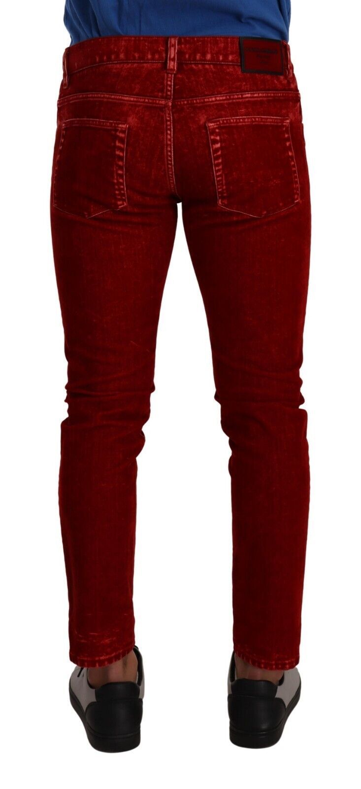 Dolce &amp; Gabbana Ravishing Red Slim Fit designerjeans