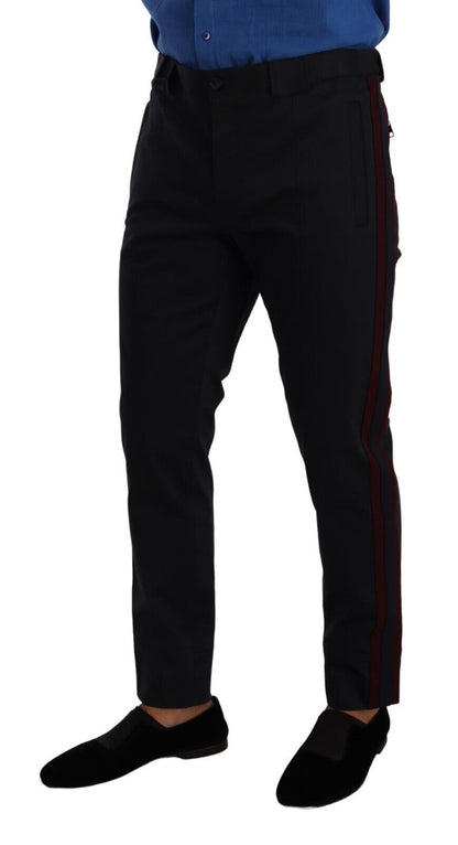 Dolce &amp; Gabbana Chino Slim Fit Chinos-byxor i Blå