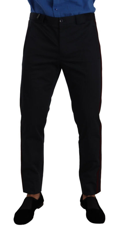 Dolce &amp; Gabbana Chino Slim Fit Chinos-byxor i Blå