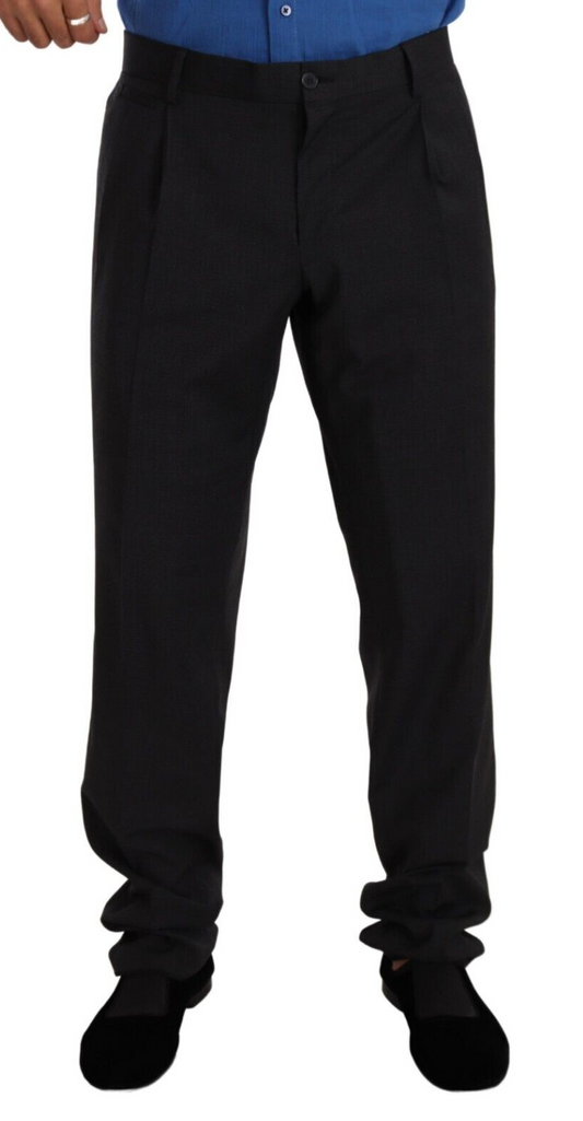 Pantalones formales elegantes de color gris para hombre de Dolce &amp; Gabbana