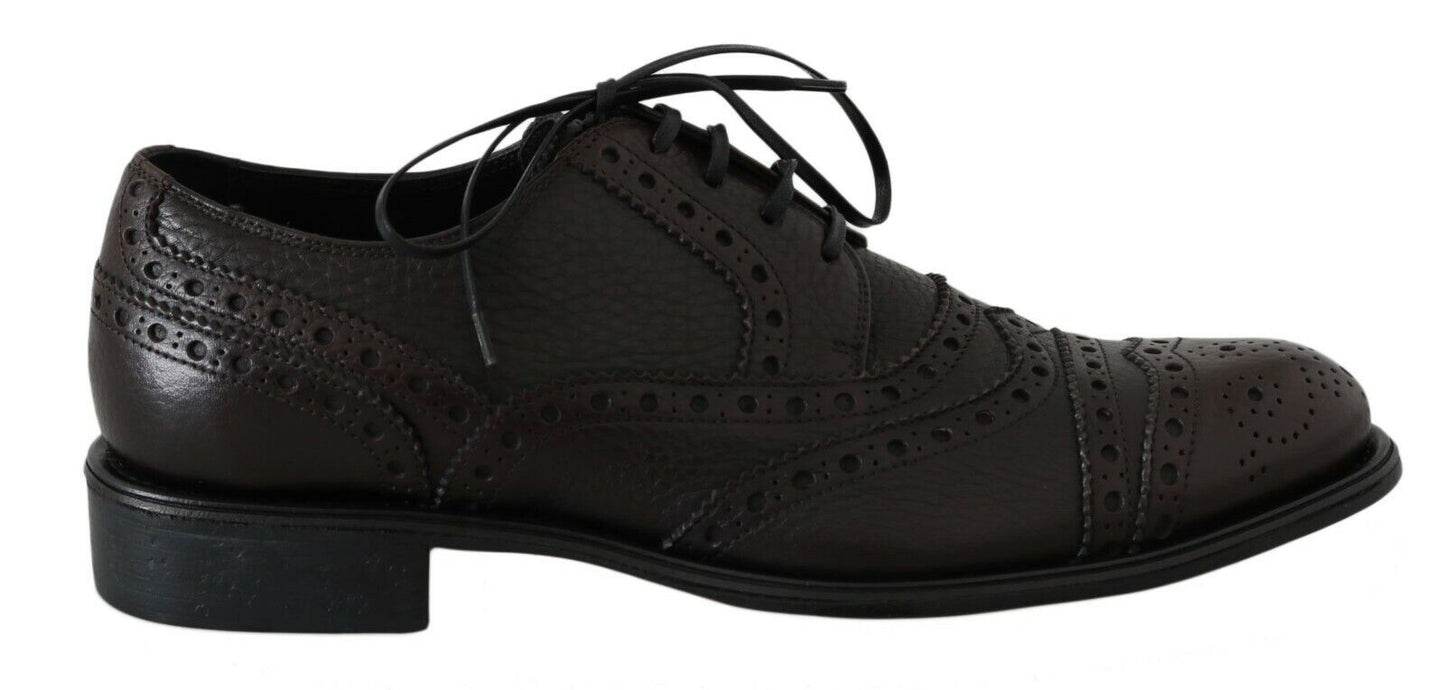 Dolce &amp; Gabbana Elegant Wingtip Derby Dress Shoes