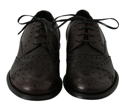 Dolce &amp; Gabbana Elegant Wingtip Derby Dress Shoes