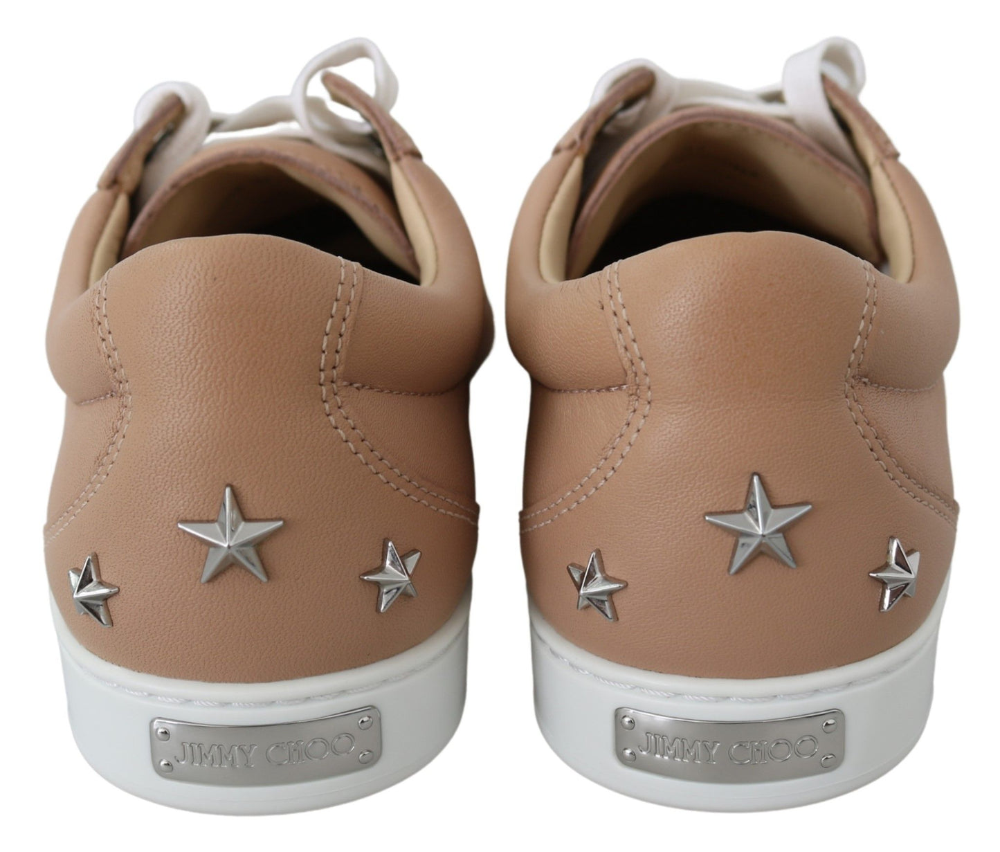 Jimmy Choo Powder Pink Nappa Läder Sneakers