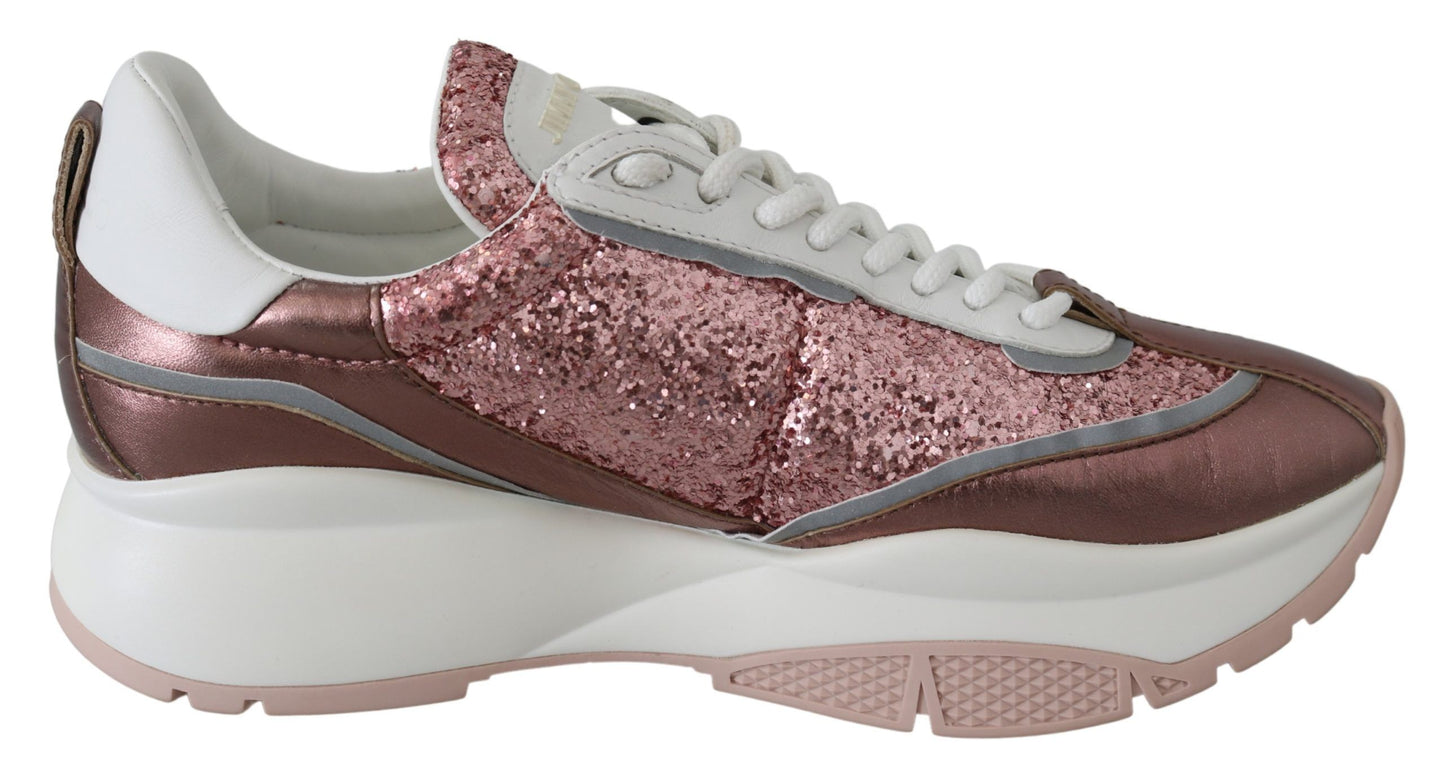 Jimmy Choo Zapatilla Candyfloss con purpurina Euphoria