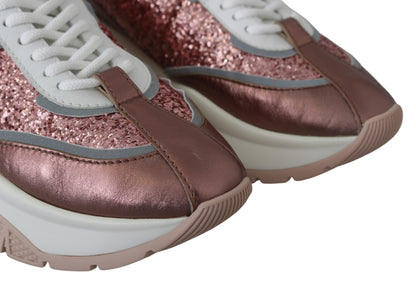 Jimmy Choo Zapatilla Candyfloss con purpurina Euphoria