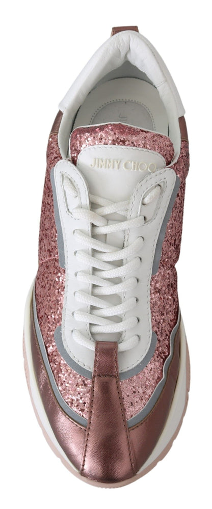 Jimmy Choo Zapatilla Candyfloss con purpurina Euphoria