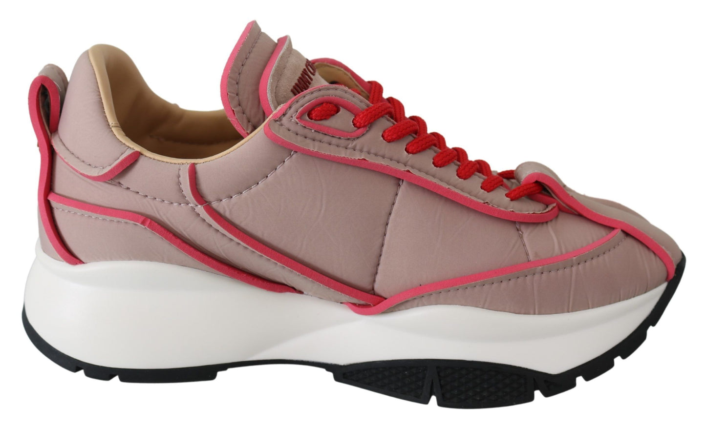 Jimmy Choo Balett Rosa Chic Vadderade Sneakers