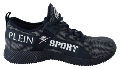 Plein Sport exklusiva blå Indaco Carter sneakers