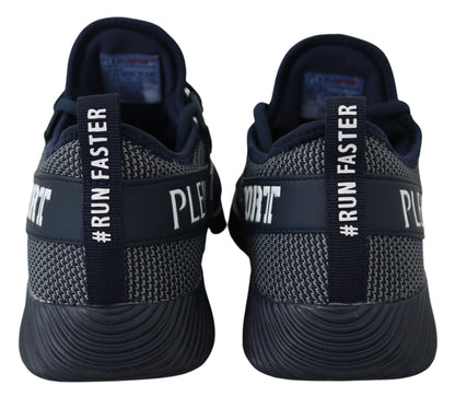 Plein Sport exklusiva blå Indaco Carter sneakers