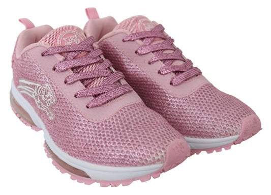 Zapatillas deportivas Plein Sport Chic de color rosa empolvado de alta calidad