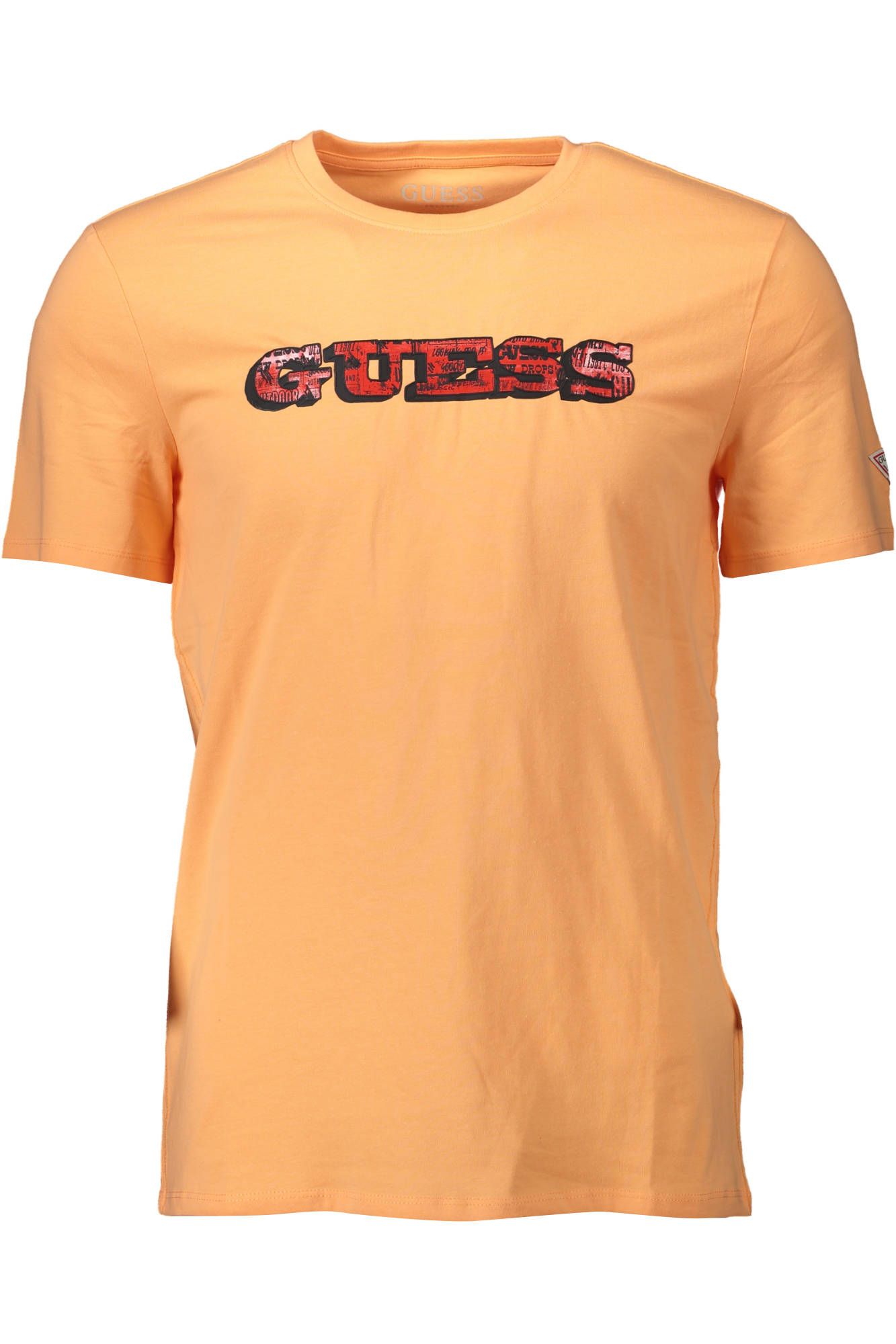 Guess Jeans Orange bomull män T-shirt