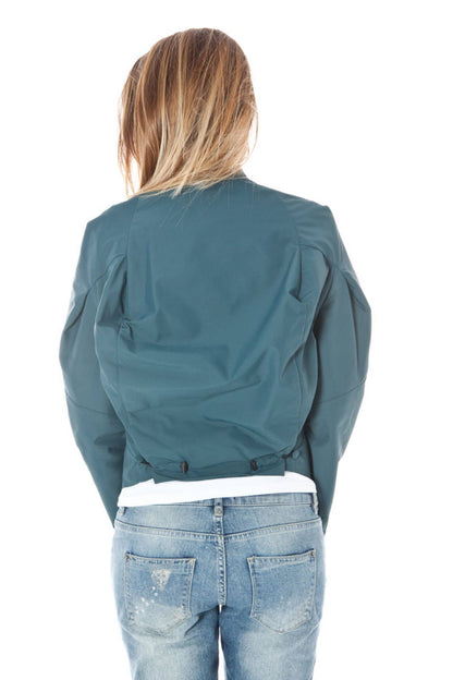 Chaqueta de poliamida verde de Calvin Klein para mujer