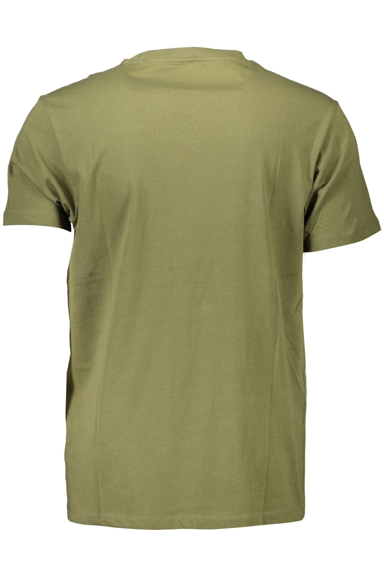 Camiseta de algodón verde Guess Jeans para hombre