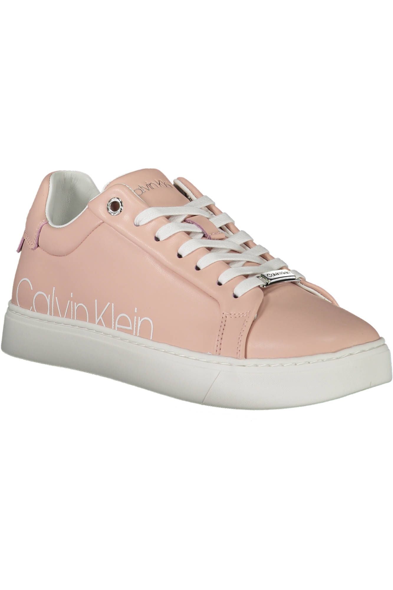 Calvin Klein Pink Leather Women Sneaker