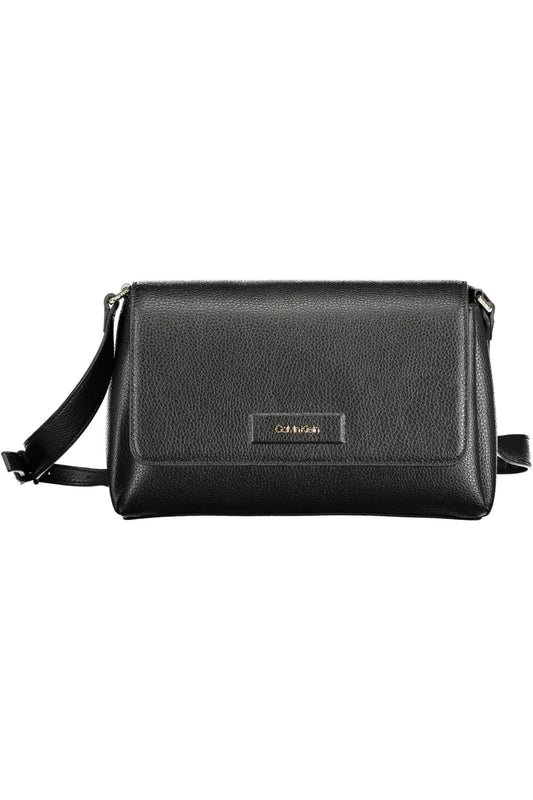 Bolso de mano de mujer de poliéster negro de Calvin Klein